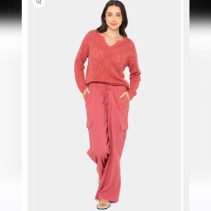 Peace Love World Boheme Cargo Linen Pant
